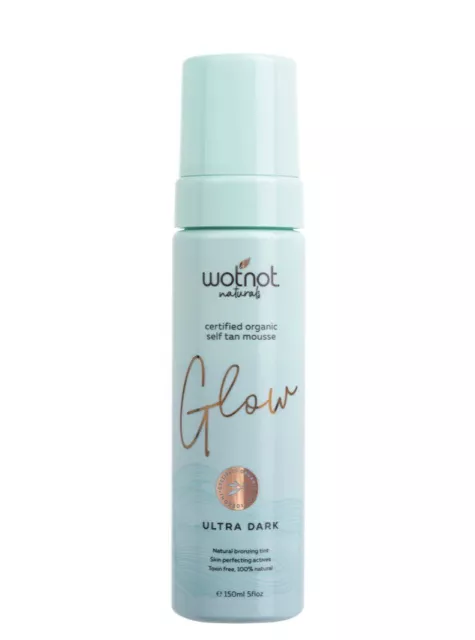 Wotnot Naturals Certified Organic Self Tan Mousse Ultra Dark! Toxin Free 150ml!