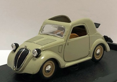 Fiat 500 Topolino Coupe coche modelo antiguo BRUMM 1:43 Italia 