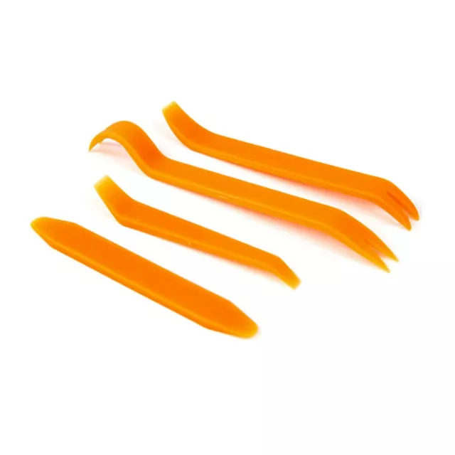 4Pcs Plastic Car Radio Door Clip Panel Trim Dash Audio Removal Pry Tool