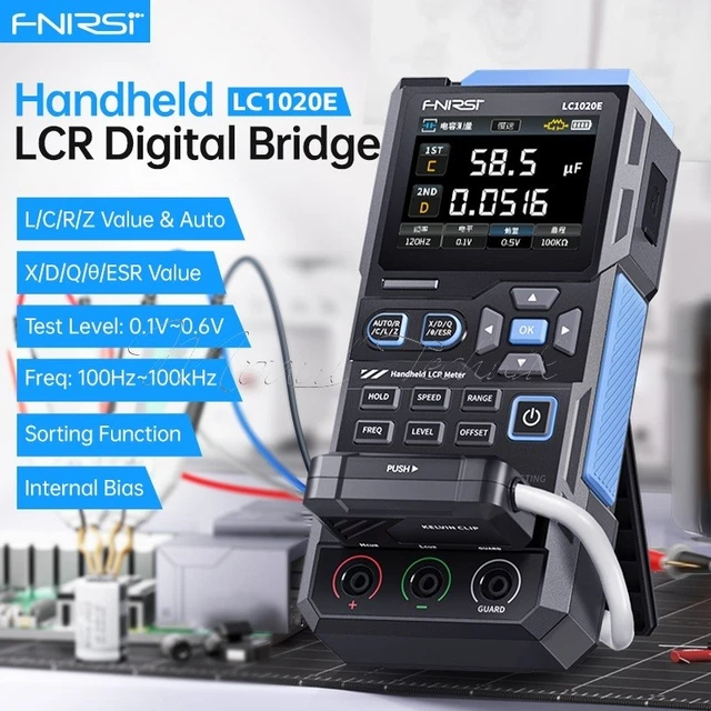 DER EE DE-5000 High Accuracy Handheld LCR Meter ONLY Meter Brand New