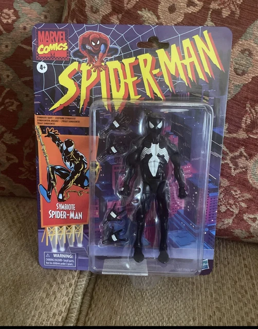 SPIDERMAN MARVEL LEGENDS Retro Symbiote Black