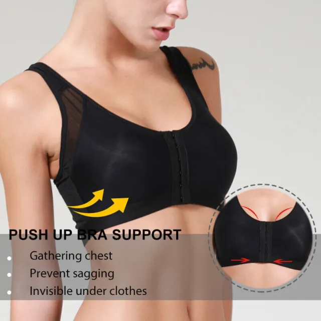 CYSM Colombian Brasier Back Surgery Bra Bust Supportive Wireless Front  Closure