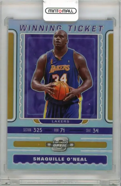 2019-20 Panini Contenders Optic Shaquille O Neal Winning Tickets