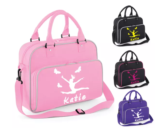 Personnalisé Filles Gymnastique Épaule Sac de Danse Ballet Gym École Kit