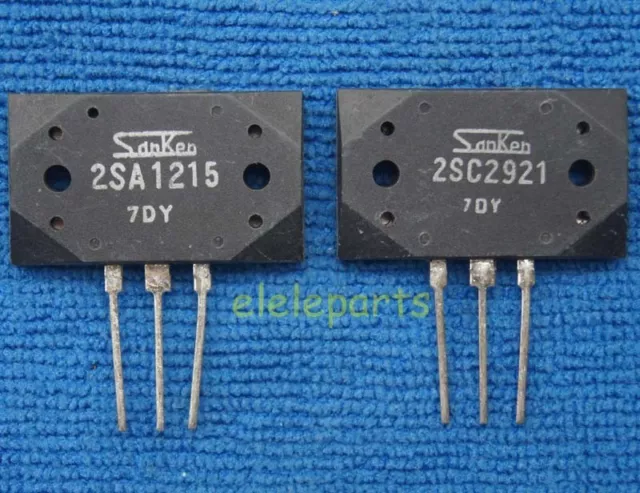 2pair(4pcs) of 2SA1215 & 2SC2921 SANKEN Audio GP Transistor