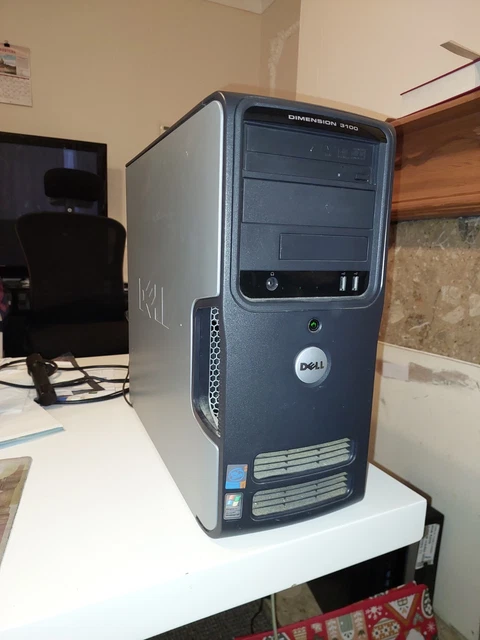 RETRO DELL DIMENSION 3100 Desktop PC - Intel Pentium 4, 2GB, 320GB ...