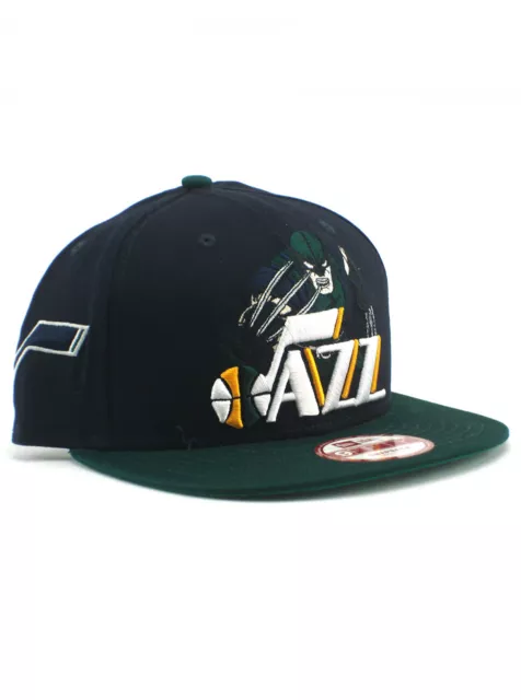 New Era NBA Utah Jazz 9fifty Snapback Hat Wolverine X-Men Marvel Adjustable NWT