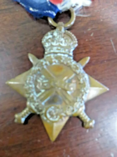 1914-15,E.s.309.J.h. Drew,Engn .R .N .R. Bronze Medal Kings Crown-Crossed Swords