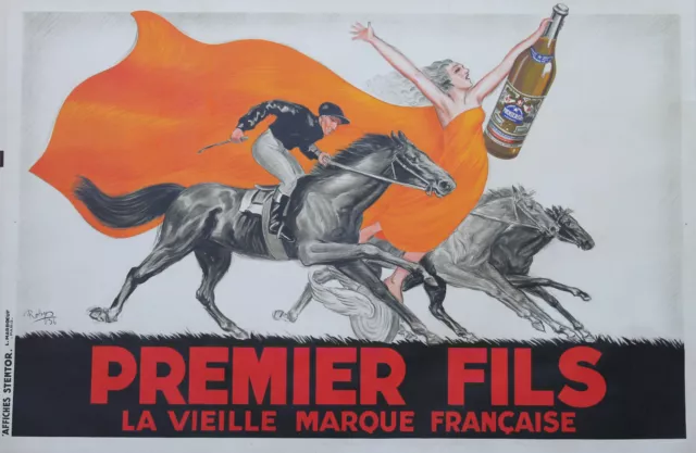 "PREMIER FILS" Affiche originale entoilée Litho ROBYS 1936