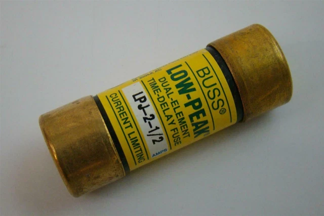Buss Low-Peak Dual-Element Time-Delay Actuel Limite Fusible 600VAC LPJ-2-1/2