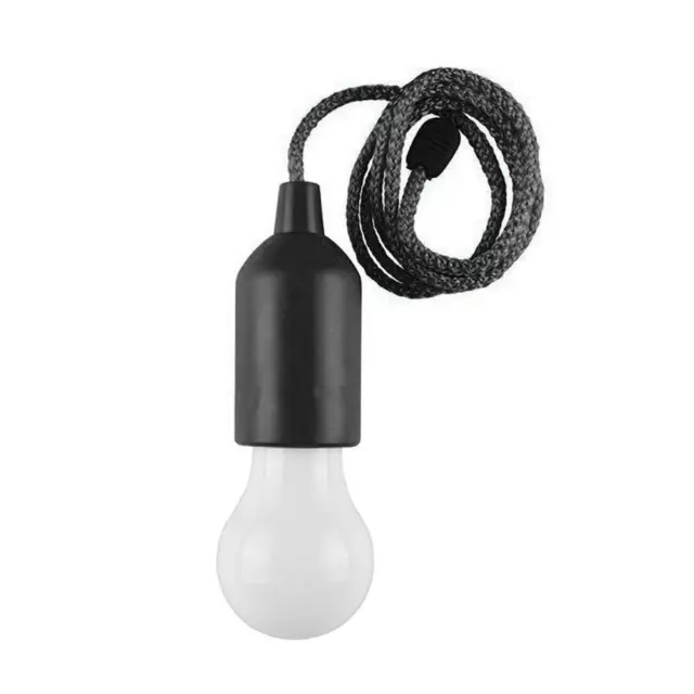 fr Ampoule LED suspendue alimentée par piles colorées avec cordon de traction (n
