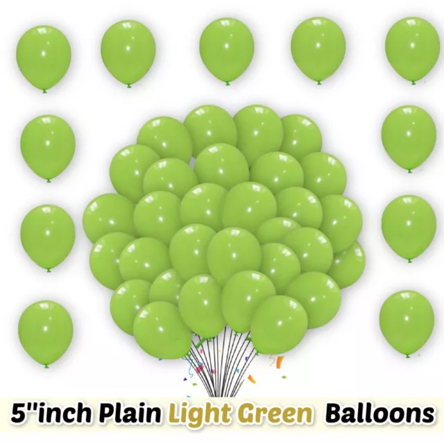 5" Pulgadas Pequeño Redondo Globos Látex 200 Calidad Estándar Color Baloon Parte