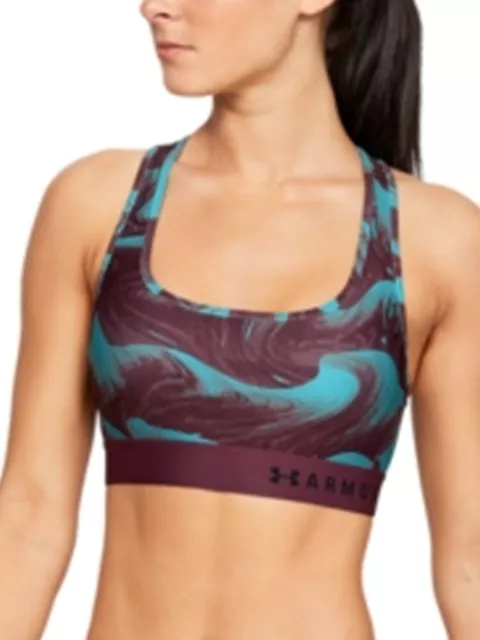 XS (8) Under Armour Medio Crossback SPORTS Reggiseno 1307213 Non Filo Imbottito
