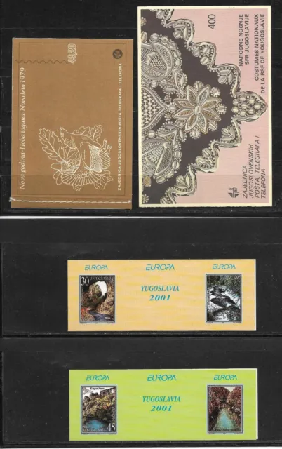Jugoslawien Markenheftchen Postfrisch gestempelt, AUSWAHL  (MHE 1042/1046