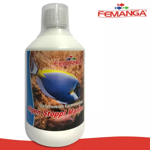 Femanga 500ML Algas Parada! Marino Filamentosas Protección Cuidado Agua Mar Pez