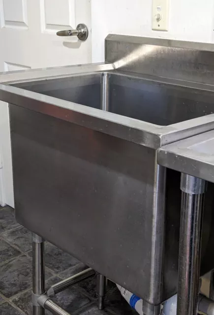 Commercial Stainless Steel Single Deep Pot Sink