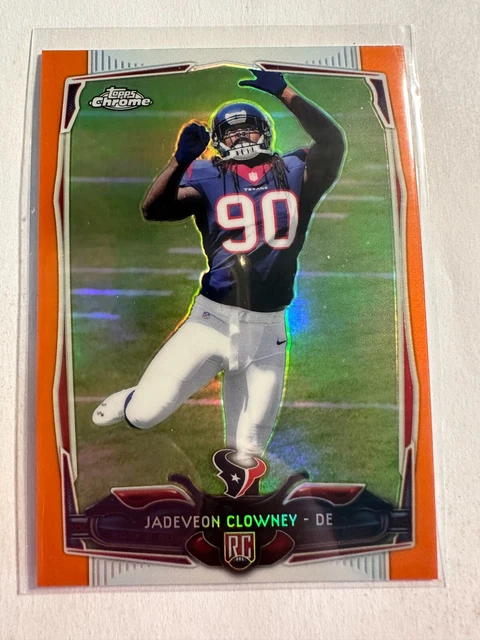 K93,319 - 2014 Topps Chrome Orange Refractors #120 Jadeveon Clowney