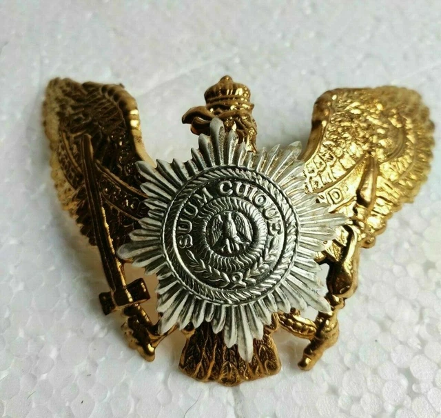 ALLEMAND PICKELHAUBE LAITON Prusse Wappen Badge Prussien Casque Style