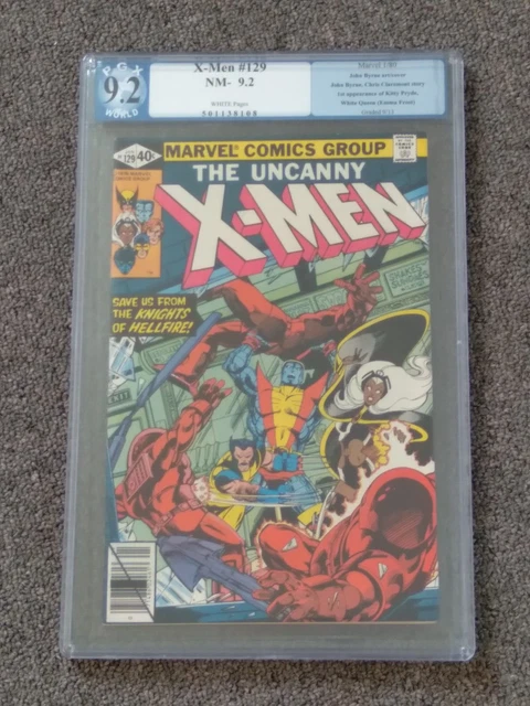 The Uncanny X-Men 129 Key Comic 1st Kitty Pride , White Queen Emma Frost PGX 9.2
