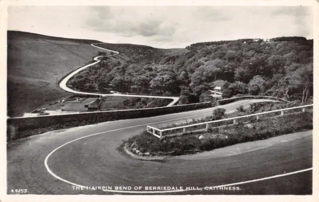 R304700 A. 4253. The Hairpin Bend of Berriedale Hill. Caithness. The Best of All