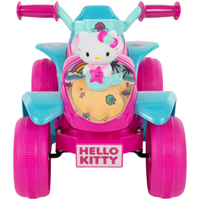 pink racing quad 6v ride on