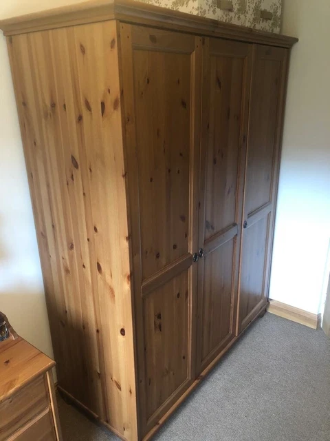 Ikea discount pine wardrobe