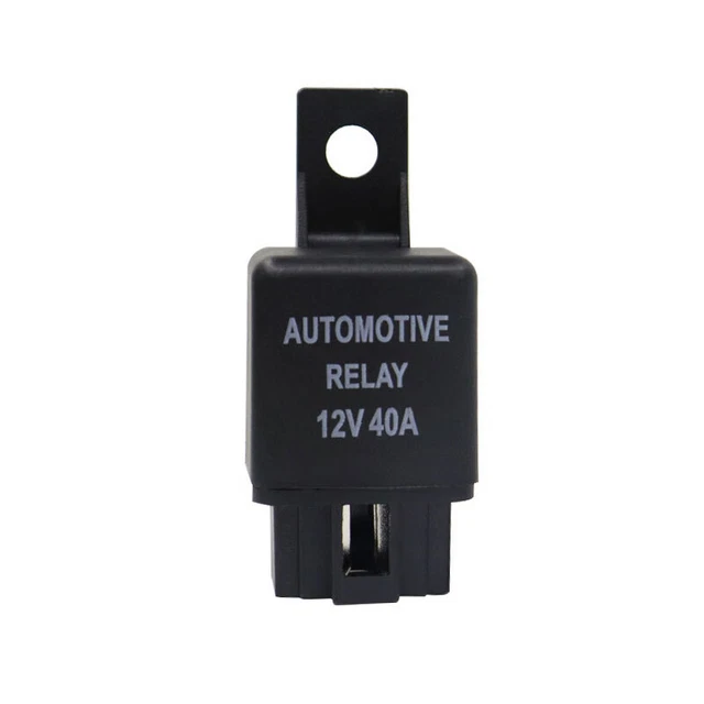 Relè auto 12 V 4 pin relè auto con terminale rame rosso nero relè auto ~^
