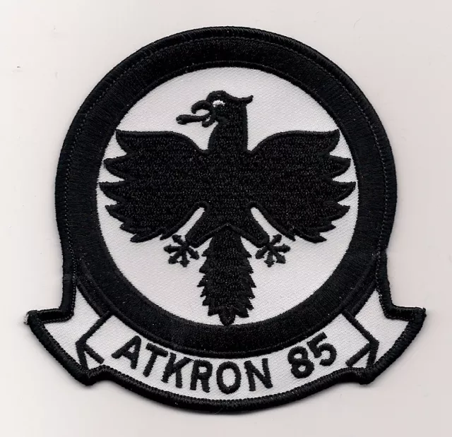 USN VA-85 BLACK FALCONS patch A-6 INTRUDER ATTACK SQN