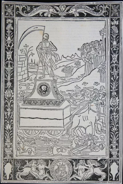 Petrarca Inkunabel Holzschnitte Trionfi Meister Rimini Ovid Venedig Selten 1488