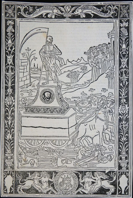 Petrarca Inkunabel Holzschnitte Trionfi Meister Rimini Ovid Venedig Selten 1488