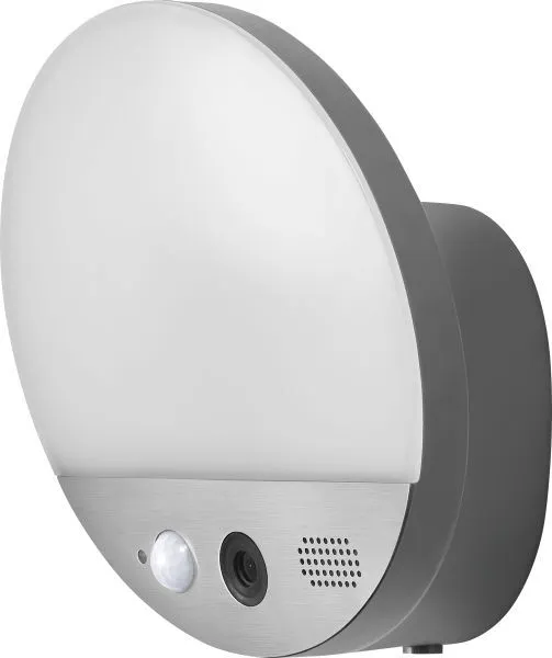 Ledvance Kameraleuchte Smart+ WiFi Wall Round Cam 15 W, 950 lm, 3000K, Sensor,