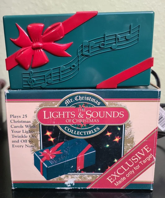 VINTAGE MR. CHRISTMAS Lights and Sounds of Christmas Twinkle Light