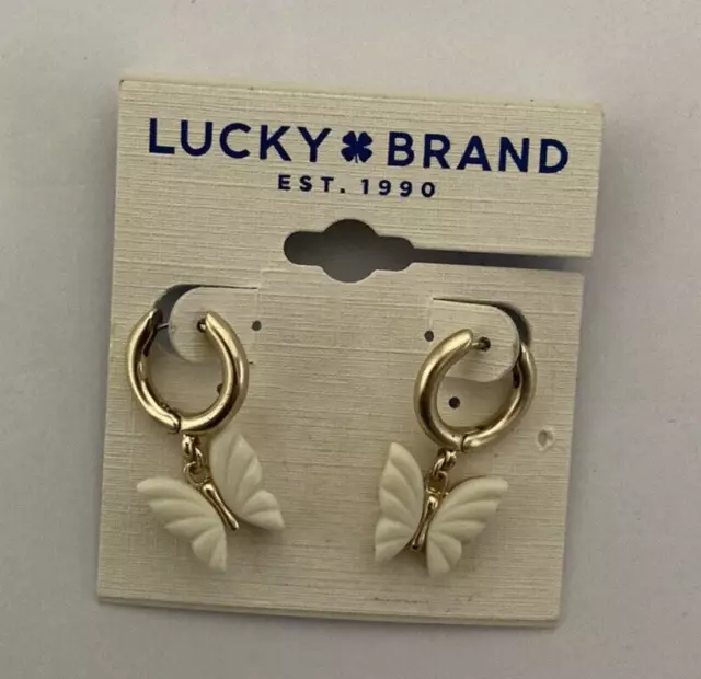 Lucky Brand Butterfly Earrings