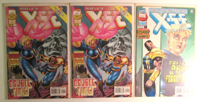 X.S.E. Lot of 3 #1x2,4 Marvel Comics (1996) NM- 1st Print Comic Books
