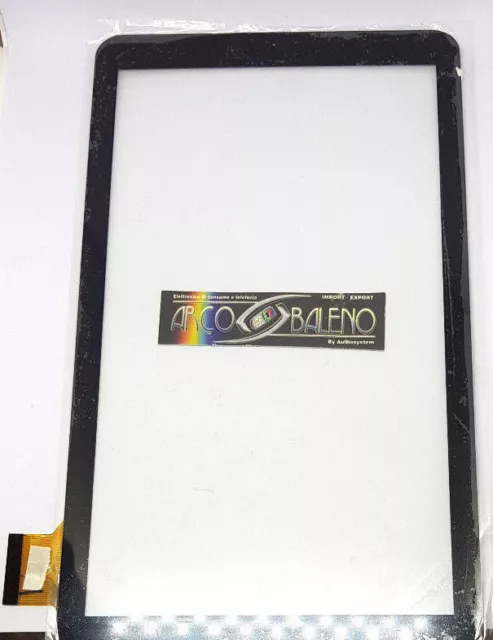 TOUCH SCREEN + VETRO per MEDIACOM SMARTPAD S2 M-MP1051S2 TABLET NERO DISPLAY