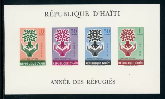 Haiti Scott #C152a MNH S/S World Refugee Year WRY CV$6+