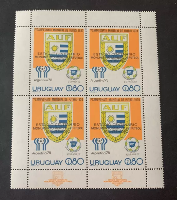 Uruguay 1979 - 4 unused stamps als block of four - Michel No. 1537