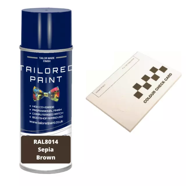 RAL8014 SEPIA BROWN Satin Aerosol Paint Outdoor Indoor Metal Wood Furniture