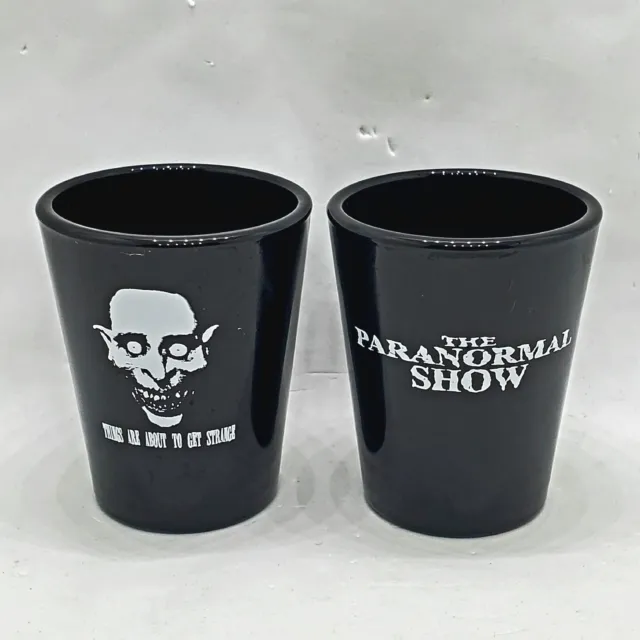 The Paranormal Show "Things Are About To Get Strange" Shot Glasses Set Of 2