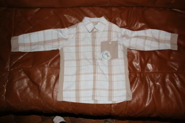 Chemise garçon manches longues - 4 ans - Tape à l'oeil