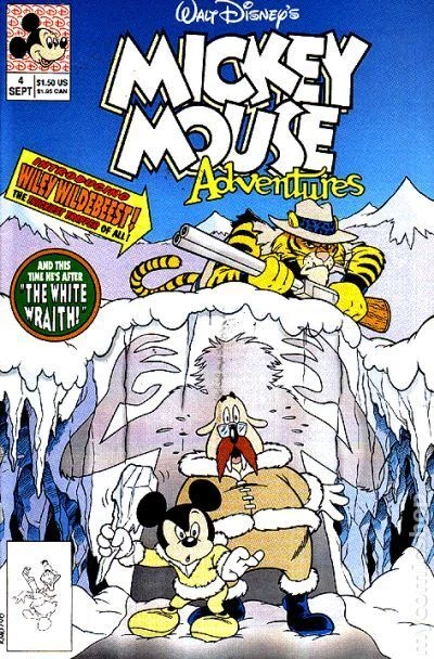 Mickey Mouse Adventures #4 FN 1990 Stock Image