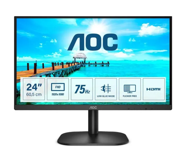 AOC B2 24B2XHM2 Computerbildschirm 60,5 cm (23.8") 1920 x 1080 Pixel Full HD LC