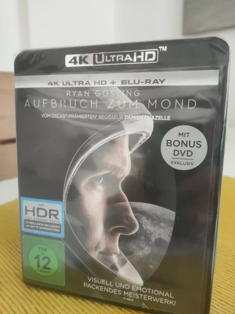 Aufbruch zum Mond 4K UHD+ Blu-ray+DVD NEU & OVP