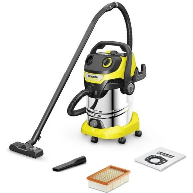 14658002 Aspiraliquidi e secchi KARCHER WD 5 S V-30/5/22 - Serbatoio in acciaio