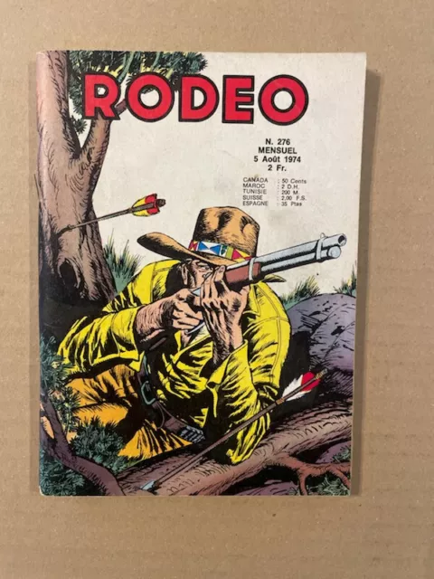 RODEO numéro 276 - Éditions LUG - Août 1974 - TBE