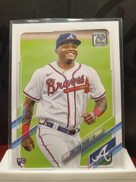 2021 Topps Series 1 CHRISTIAN PACHE #187 Rookie Card Atlanta Braves RC