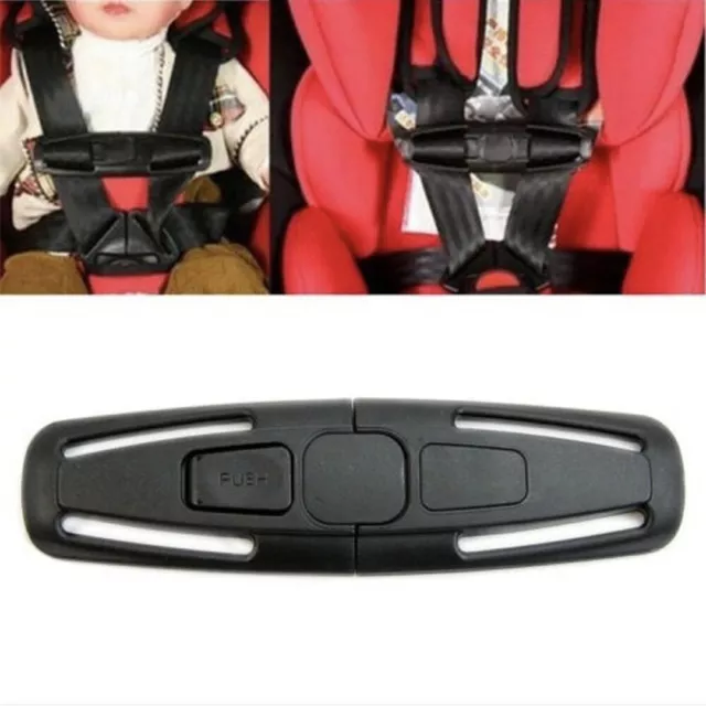 Child Baby Car Safety Seat Buckle Clip Strap Belt Toddler Chest Harness Safe Pad
