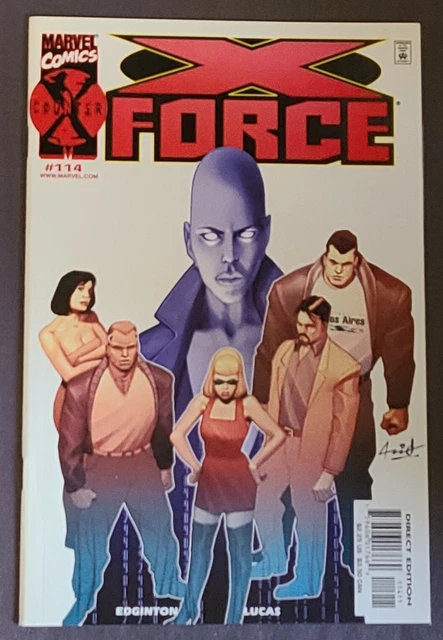 X Force #114 (Marvel 2001 Series) Nos 9.4+Nm Grade Ian Edginton Story, Ariel Art