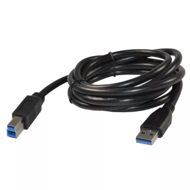 Câble HQRP USB 3.0 Type A mâle vers B mâle (M/M) pour Toshiba Dynadock U3.0