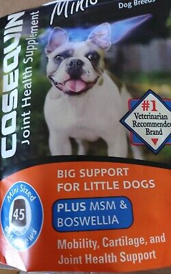 Cosequin Minis Maximum Strength Supplement for Dogs, 45ct soft chews, 4-packages